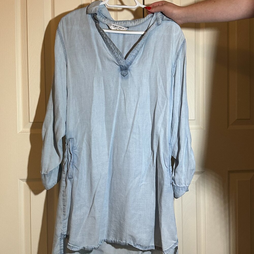 Celebrity Pink Summer Dress, Light Blue Jean, Size XL